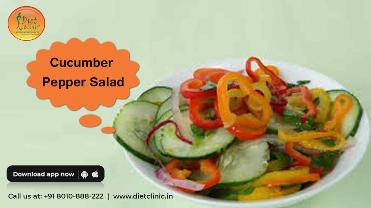 Cucumber pepper Salad 